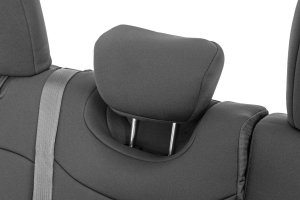 Jeep Wrangler Seat Covers - Front and Rear - Rough Country - Neoprene - '18-'25